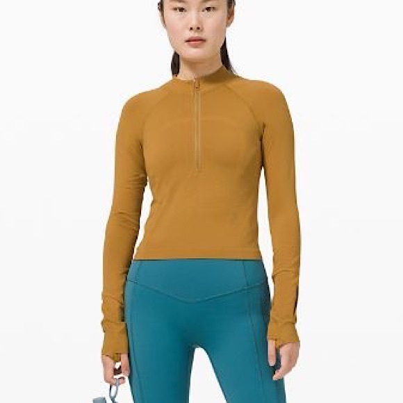 🍋 Lululemon Swiftly Tech 1/2 Zip 2.0•COOL• - Picture 2 of 9